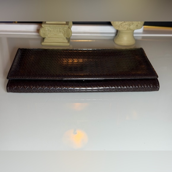 Authentic fendi brown leather wallet with COA,insert,chain ❤️🖤❤️🖤 - Picture 4 of 14